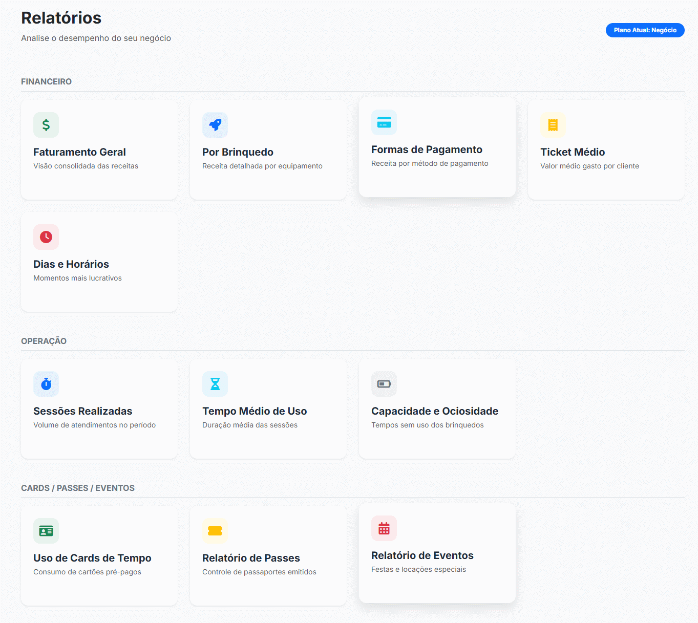 Relatórios Detalhados